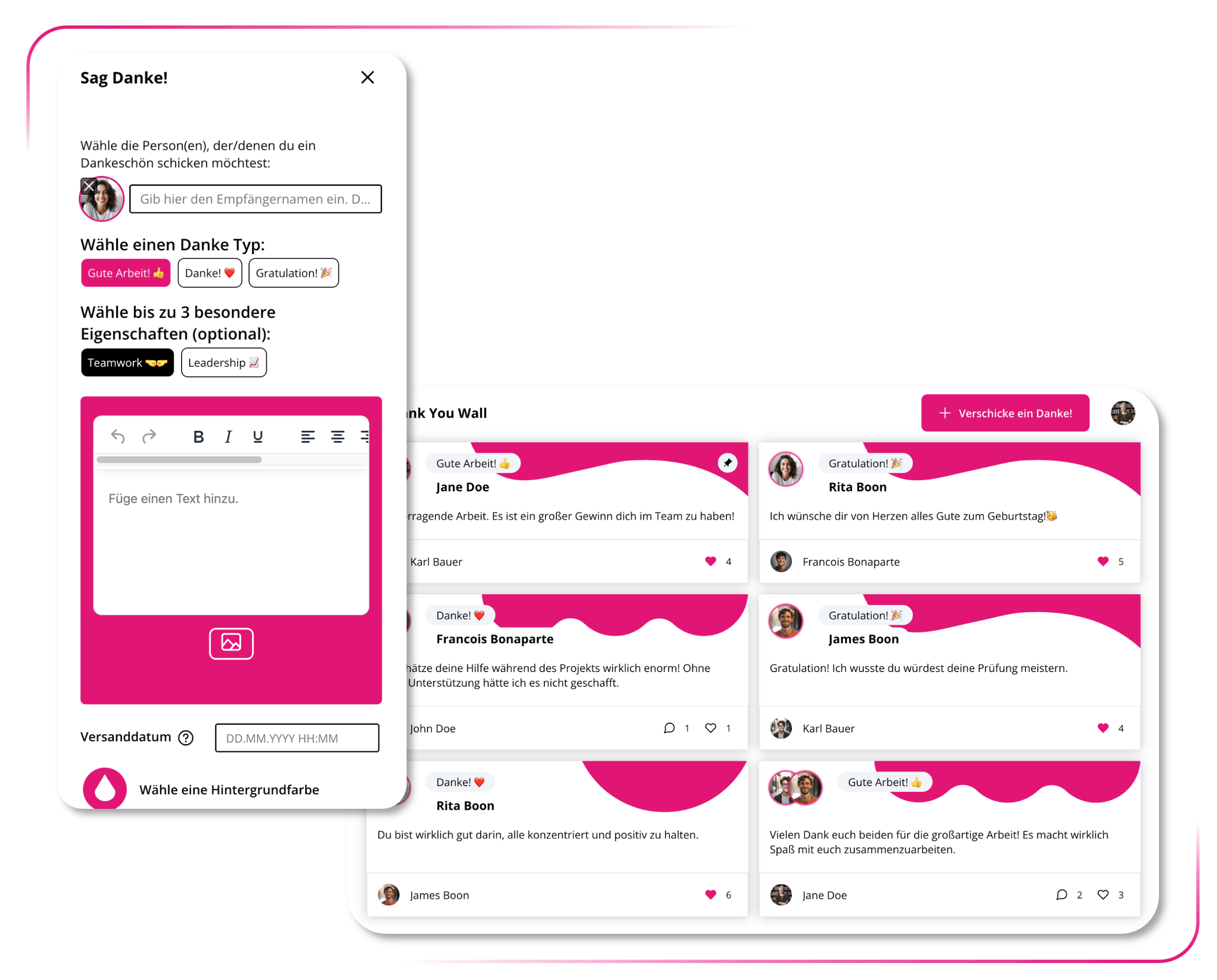 Screenshots Thank You Plugin